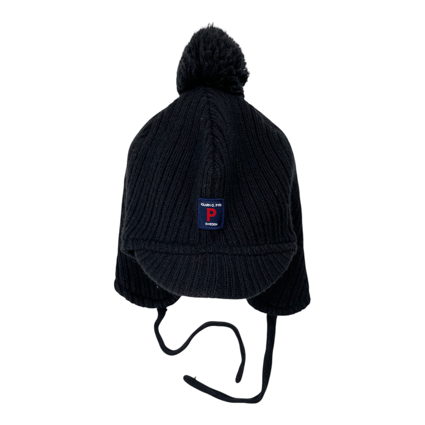 Polarn O. Pyret wool blend beanie, black | 2-9y