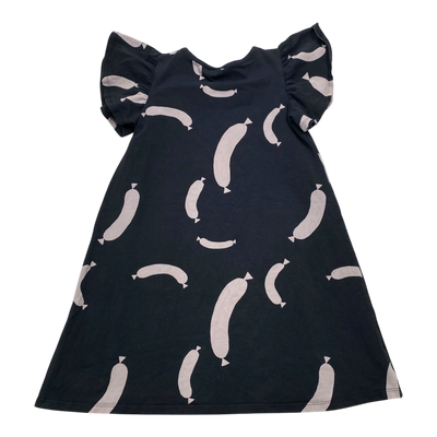 Papu frill dress, sausage | 110/116cm