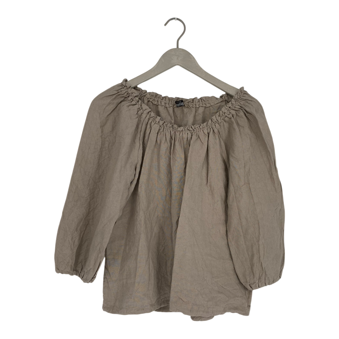 Ommellinen linen shirt, beige | woman M/L