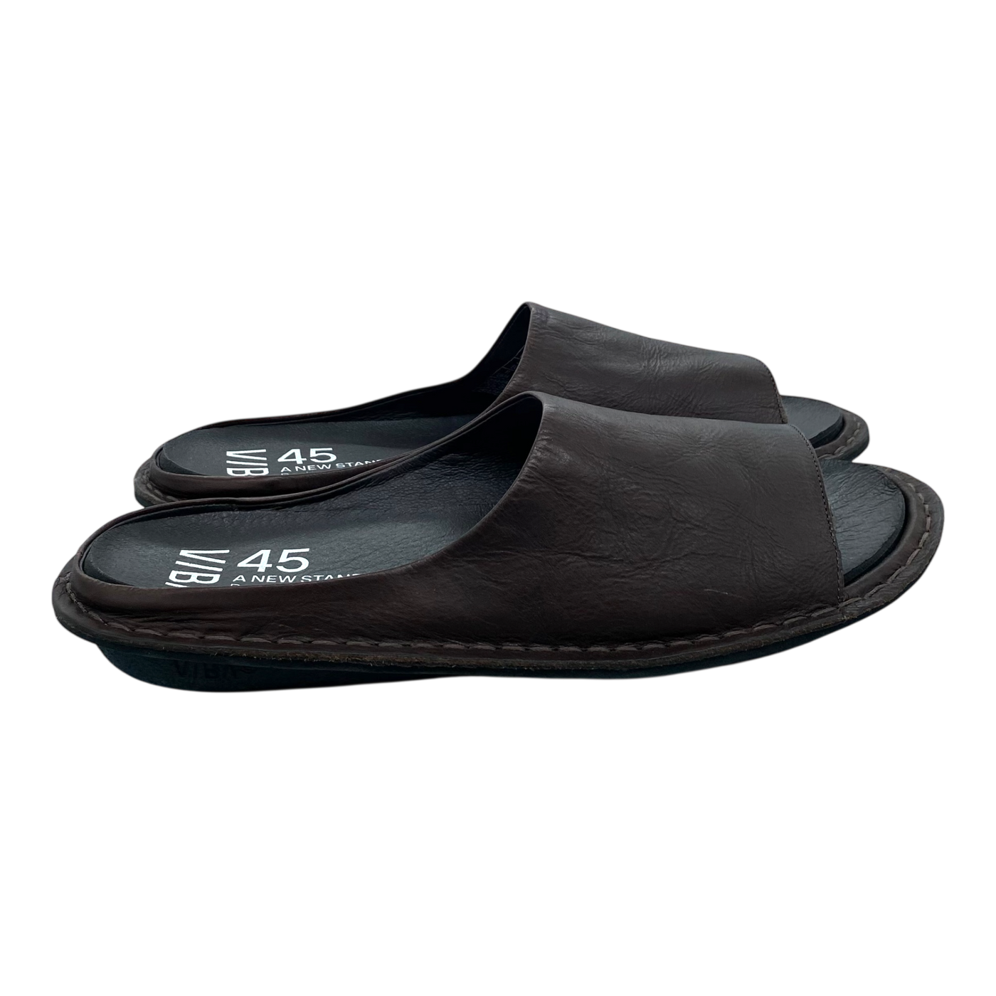 VIBAe Saint Tropez leather sandals, cocoa brown | 45