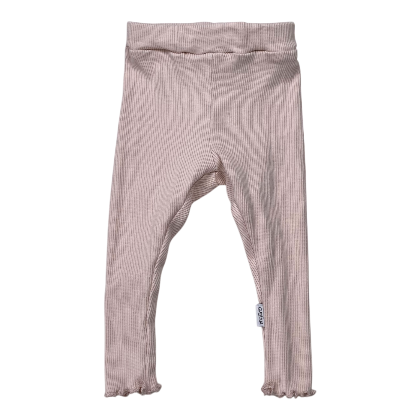 Gugguu rib leggings, pink | 62cm