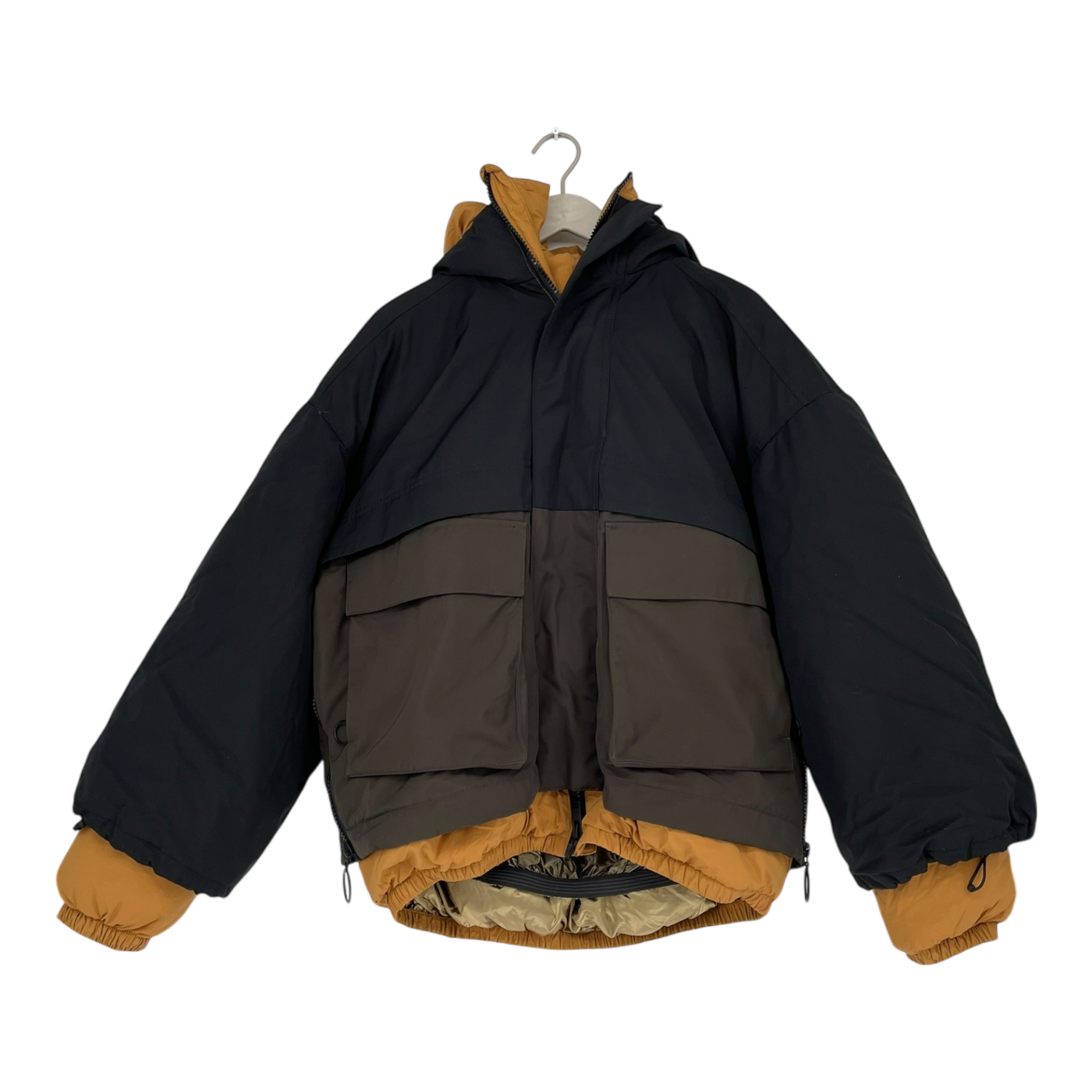 Embassy of Bricks and Logs Merritt utility jacket, black/green/earth | unisex L