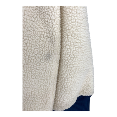 Reima samota teddy fleece jacket, dark blue/white | woman M