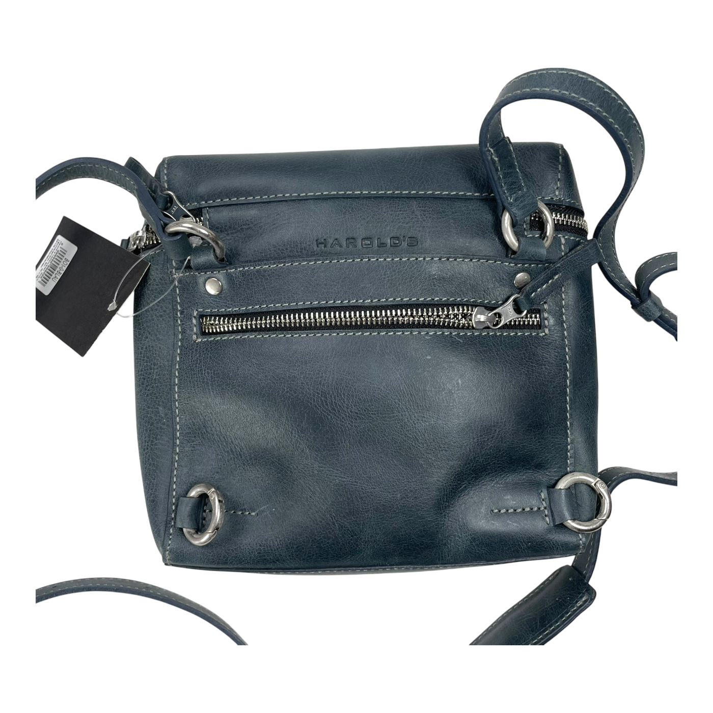 Harold's Bags box shoulderbag/backpack, mdinight blue
