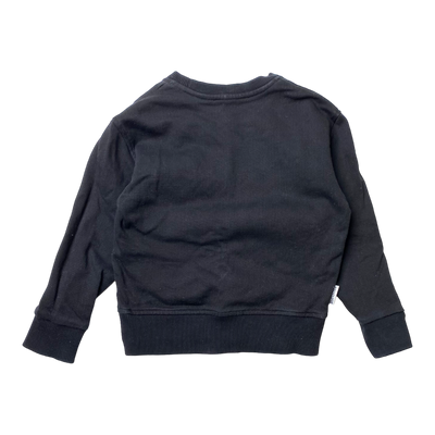 Metsola basic sweatshirt, black | 86/92cm