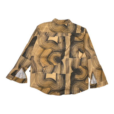 Vimma collar shirt, golden brown | 110cm