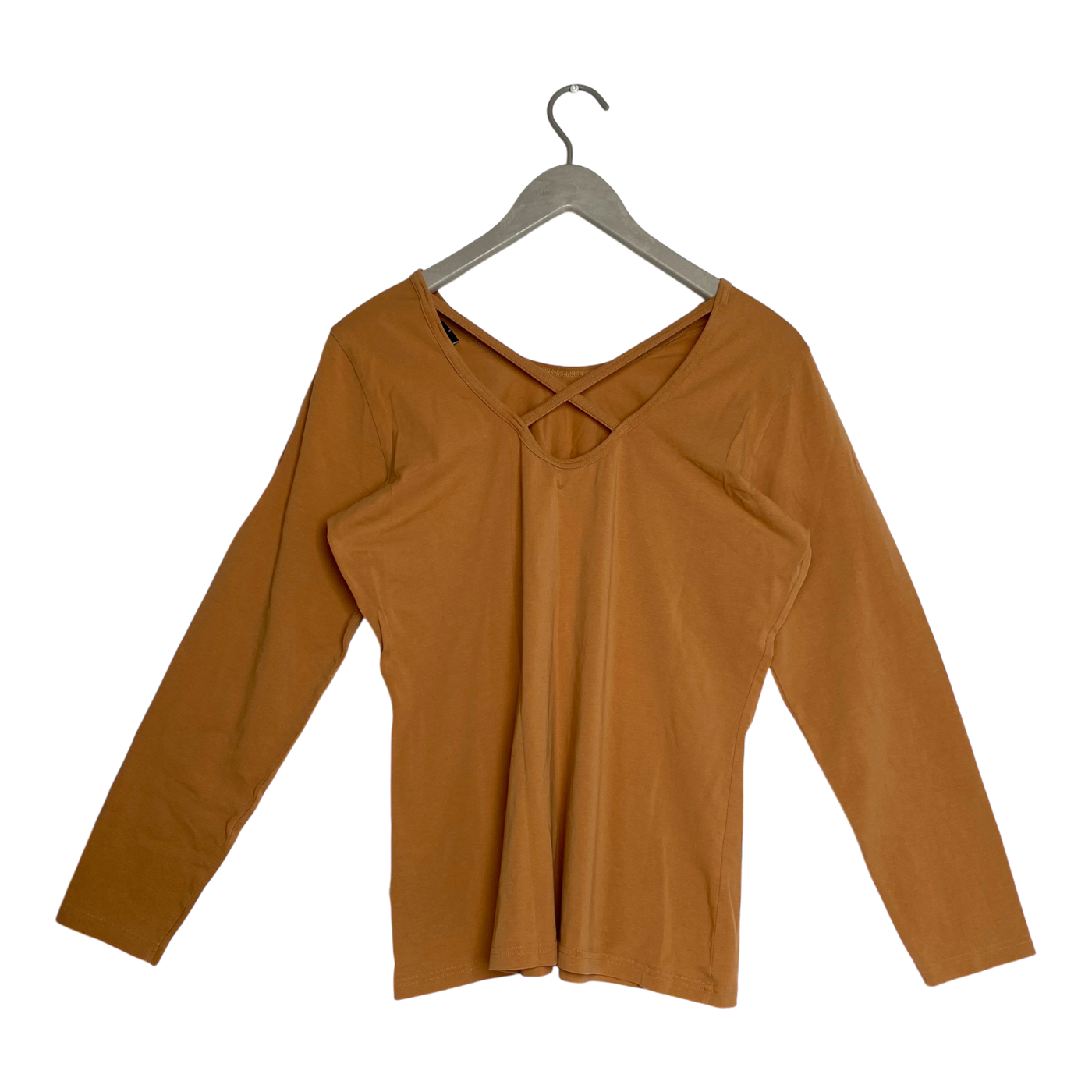 Kaiko cross shirt, caramel | woman L