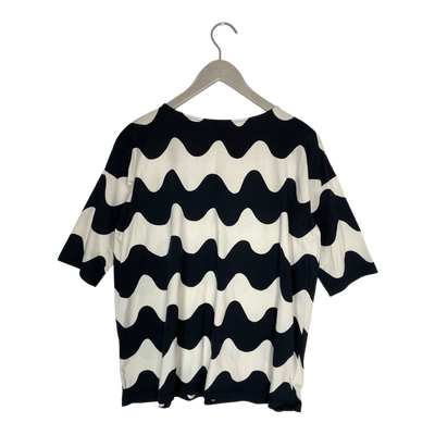 Marimekko orvokki pikkulokki shirt, black/white | woman XS