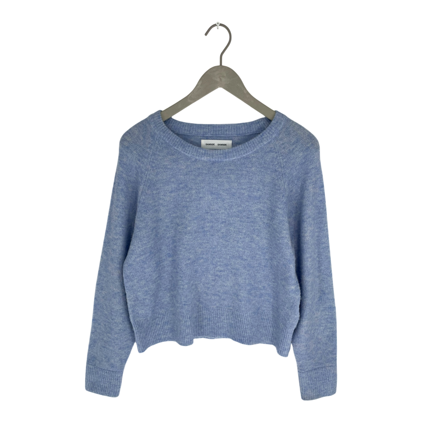 Samsøe Samsøe knitted wool sweater, blue | woman XS