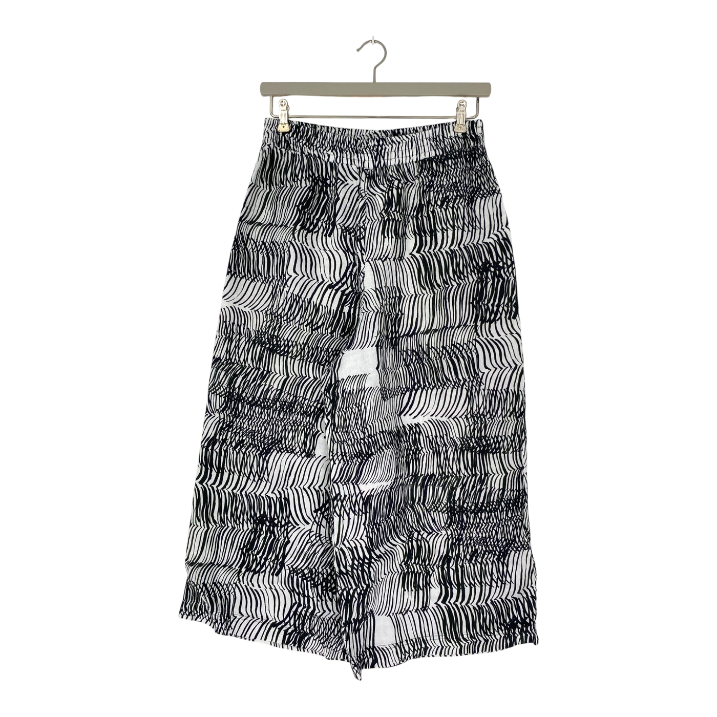 Papu linen culottes, sound waves | woman M