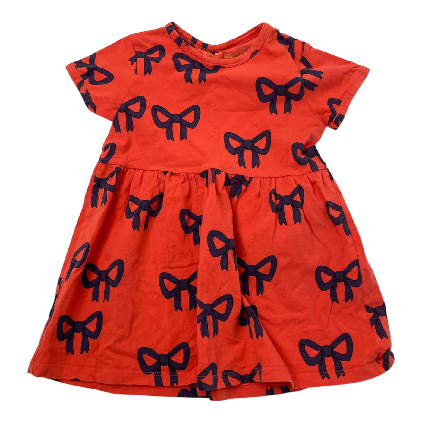 Mini Rodini dress, bow | 92/98cm