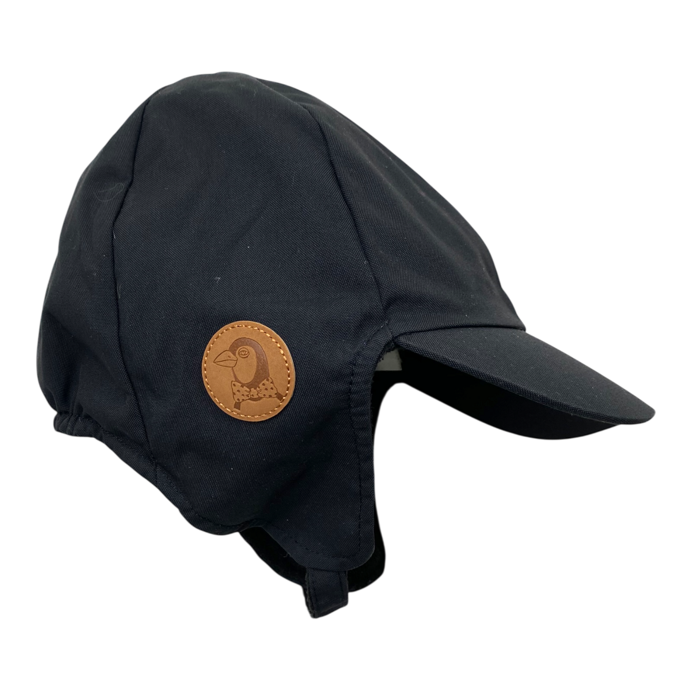 Mini Rodini winter cap, black | 52-54cm