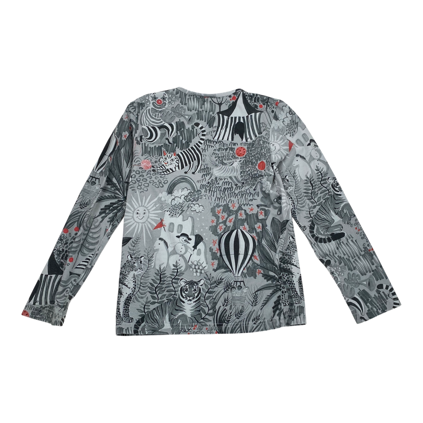 Versonpuoti shirt, grey | 140cm