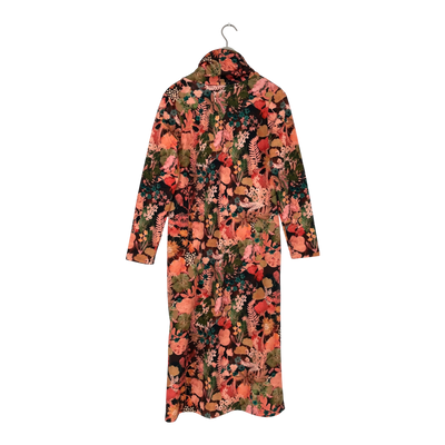Versonpuoti tauko tricot dress, peach flowers | woman M