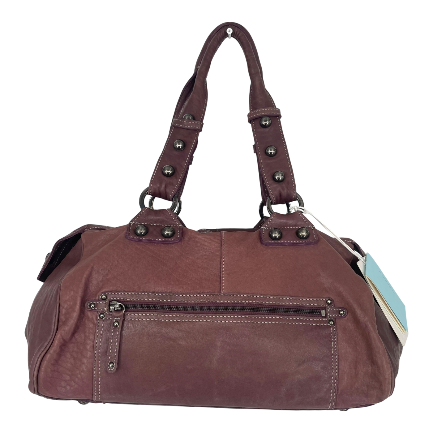 LUMI satchel bag, plum