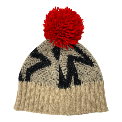 Bobo Choses pom hat, black/sand | 6-7y
