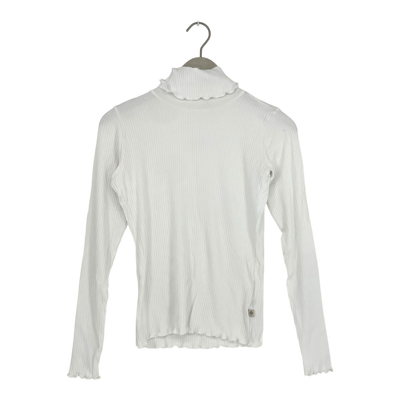 Kaiko rib turtle neck, white | woman M