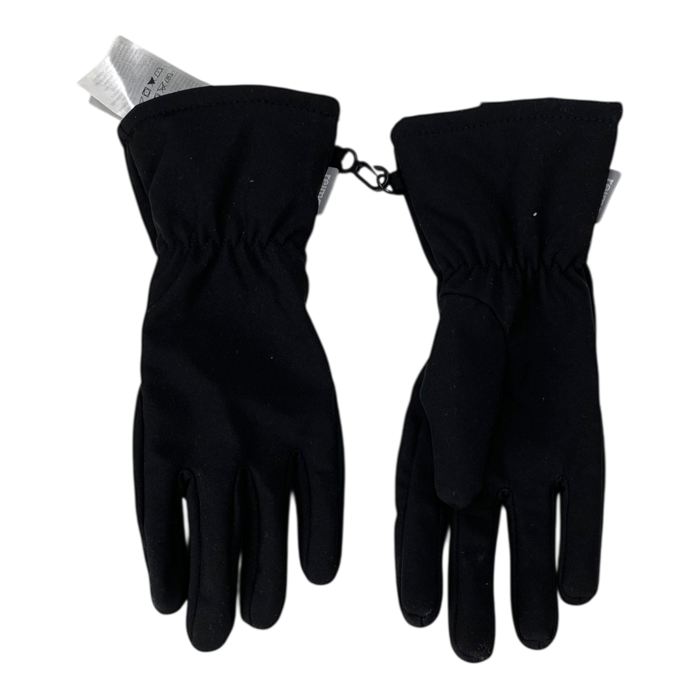 Reima savory softshell mittens, black | 10-12y