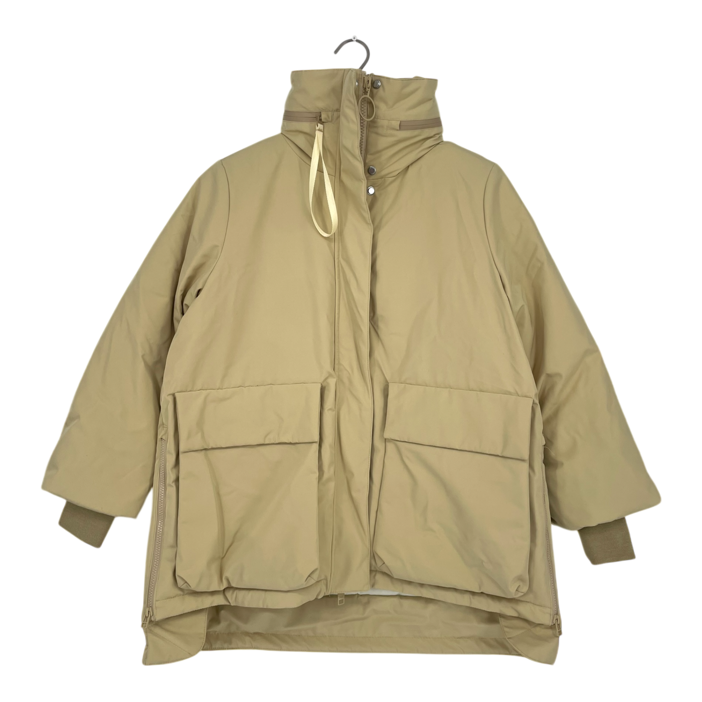 Embassy of Bricks and Logs finley short parka jacket, sand | unisex S