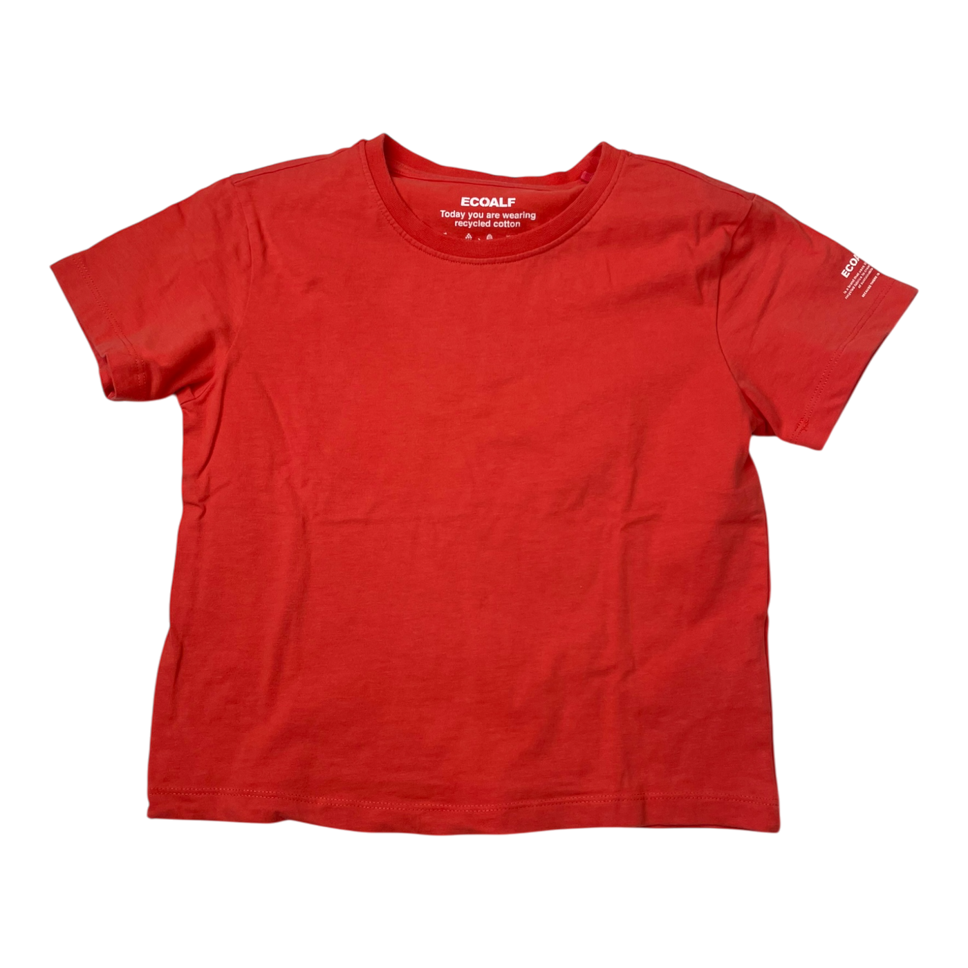 Ecoalf t-shirt, tomato | 128cm