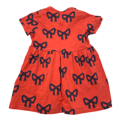 Mini Rodini dress, bow | 92/98cm
