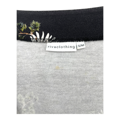 Riva Clothing wrap kimono, cranes | woman S/M