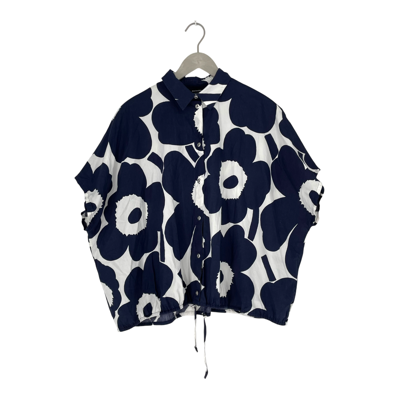 Marimekko ripeä woven t-shirt, unikko | woman XXL