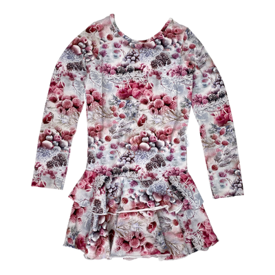 Gugguu frilla dress, frozen berries | 110cm