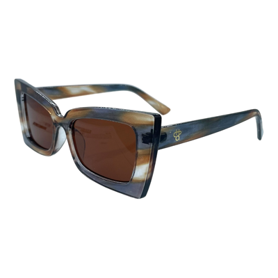 CHPO josefin sunglasses, brown/smoke