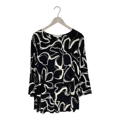 Falla siimes tunic shirt, black/white | woman S