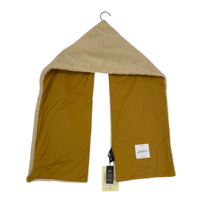 Embassy of Bricks and Logs bayonne sherpa scarf, beige/mustard