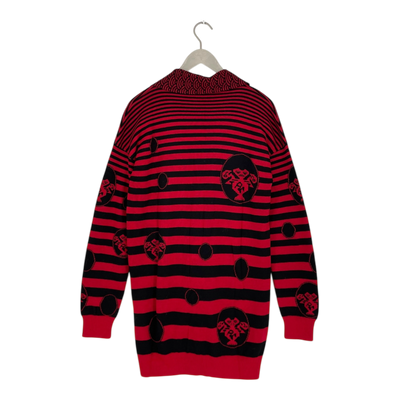 KARINFRAIDENRAIJ victoria knitted cardigan, back/red | woman L