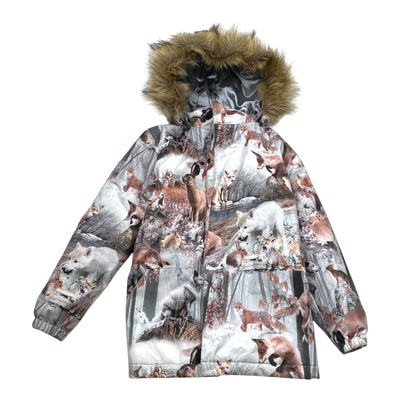 Gugguu winter parka, animals | 128cm