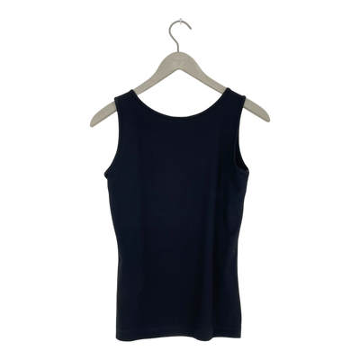 Papu basic tank top, black | woman XS