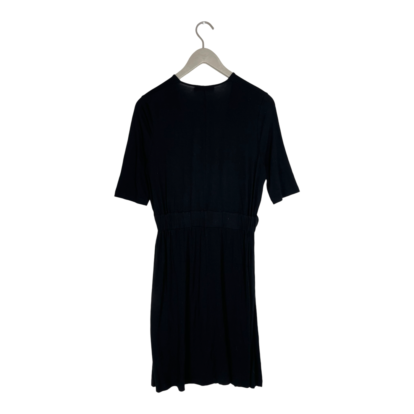 Filippa K v-neck tricot dress, black | woman M