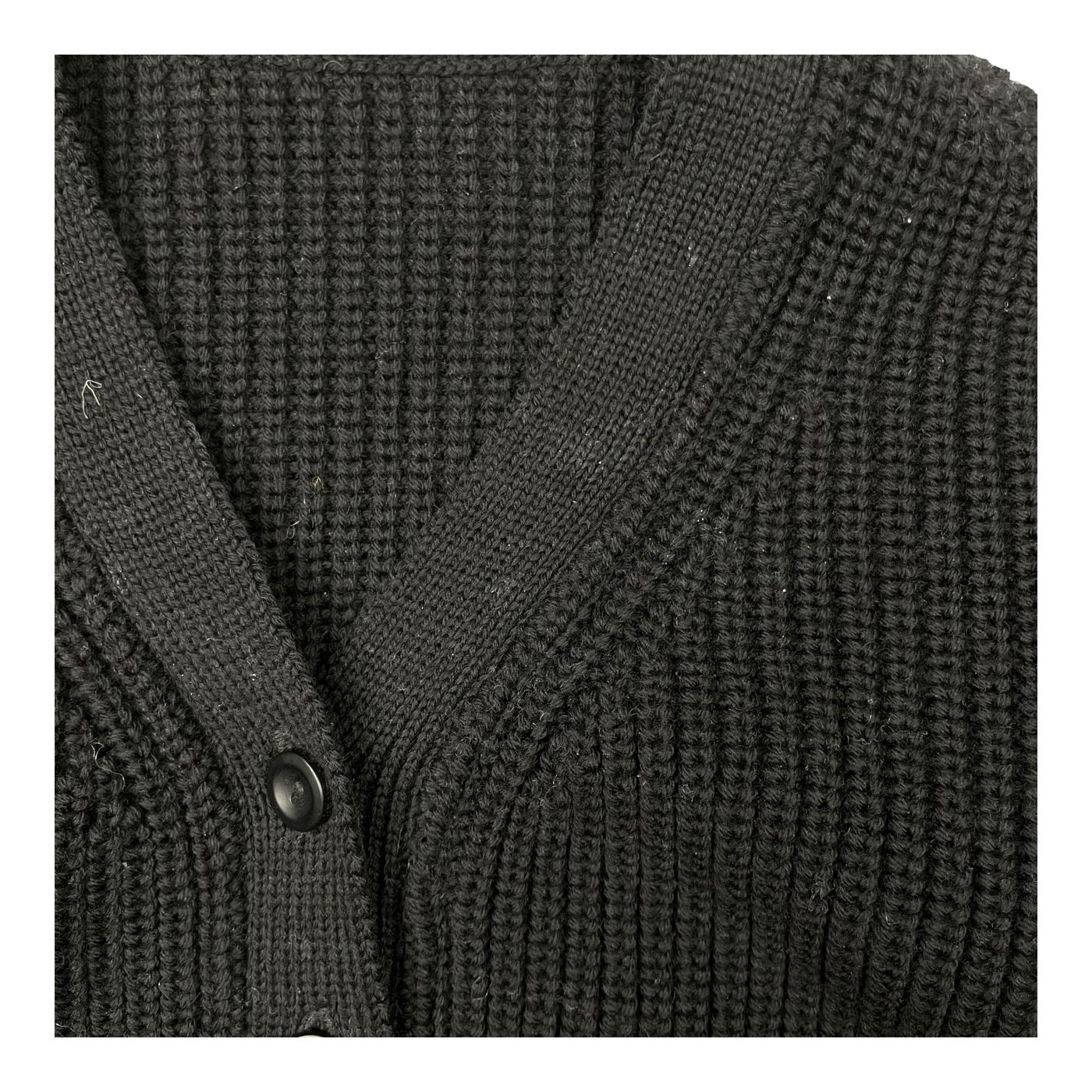 Metsola merino cardigan, black | 86/92cm