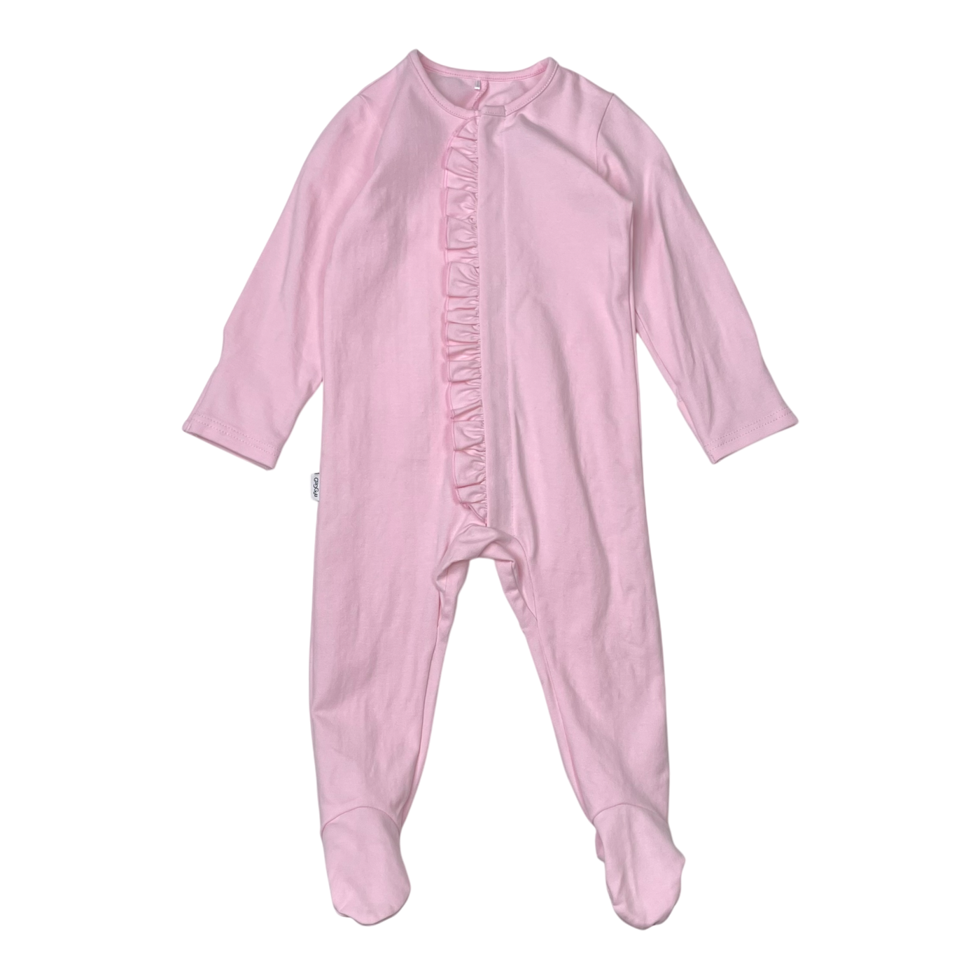 Gugguu frill jumpsuit, pink | 62cm