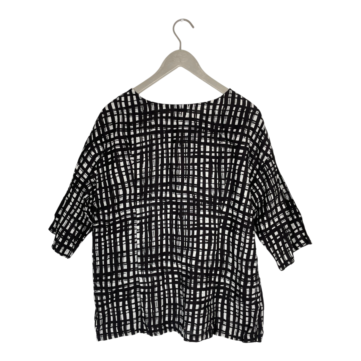 Marimekko linen shirt, pii punos | woman S