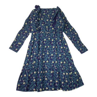 Mainio frill dress, flower| 122/128cm