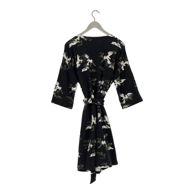 Riva Clothing wrap kimono, cranes | woman S/M
