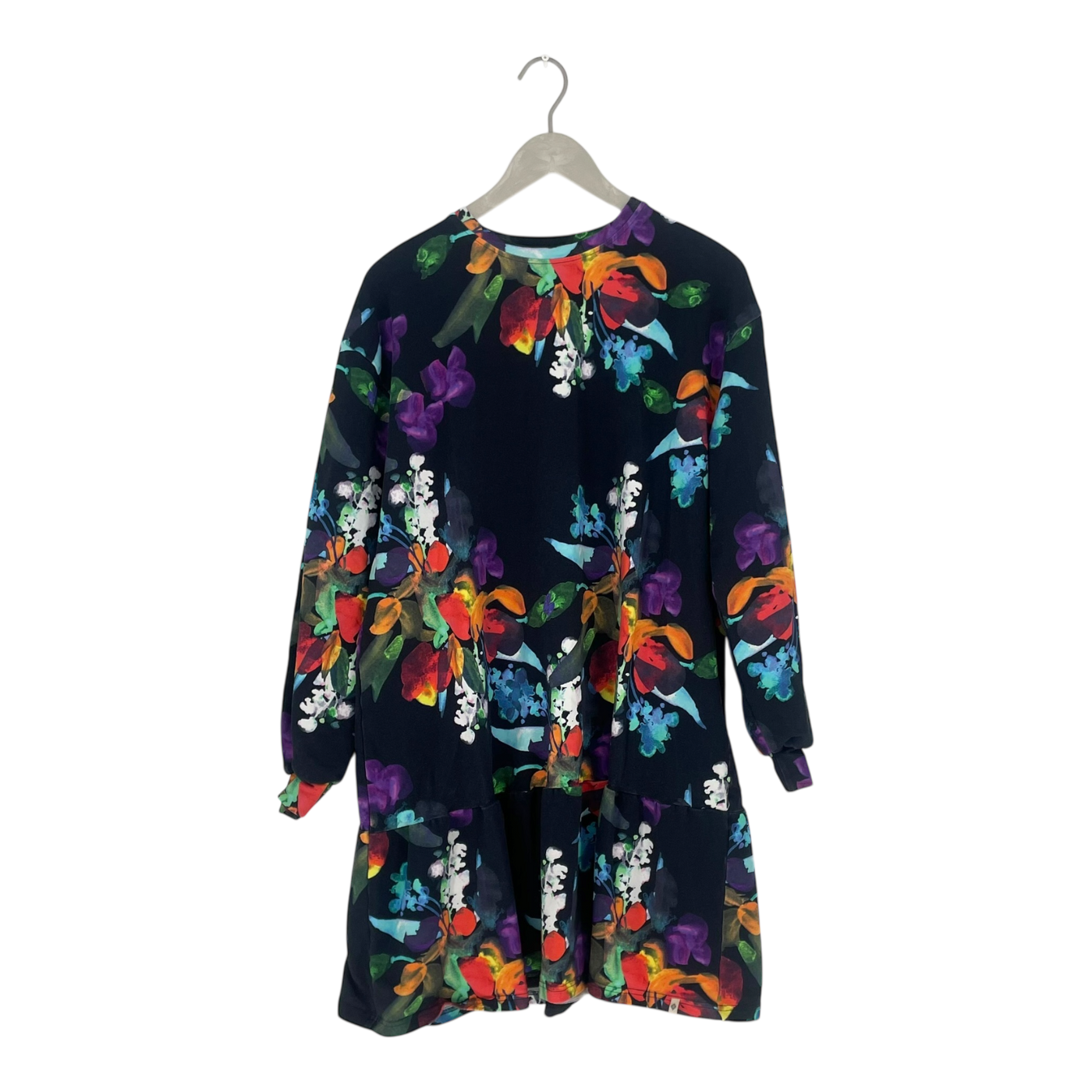 Kaiko ruffle sweat dress, bouquet | woman M