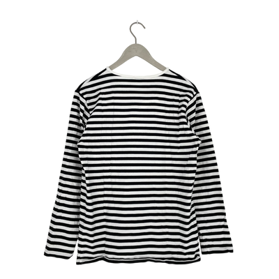 Marimekko stripe shirt, black/white | woman M
