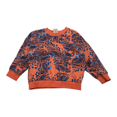 Kaiko sweatshirt, leaves | 86/92cm