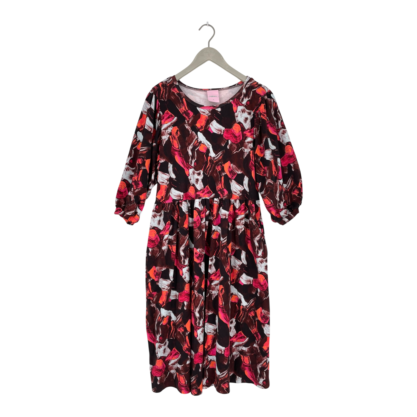 Aarre Ivy puff sweat dress, reds | woman L