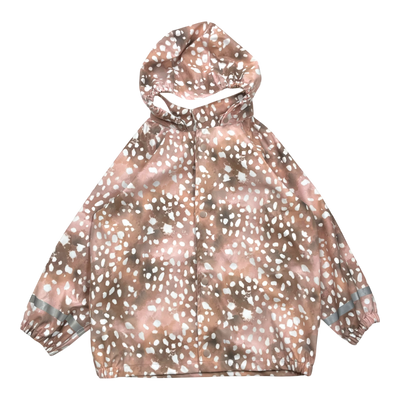 Kaiko rain jacket, copper bambi | 122/128cm