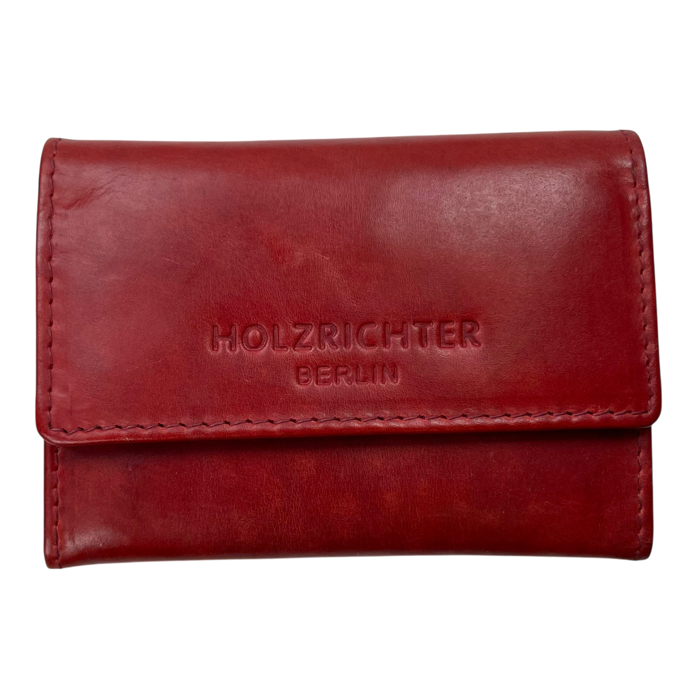 Holzrichter leather wallet, red