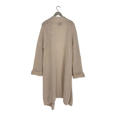 Bypias bohemiana knit cardigan, beige | woman onesize