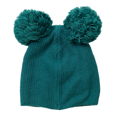 Gugguu cotton knitted beanie, midnight green | 47/48cm