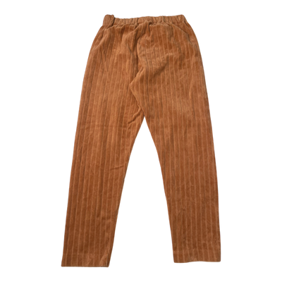 Mainio velour pants, caramel | 134/140cm