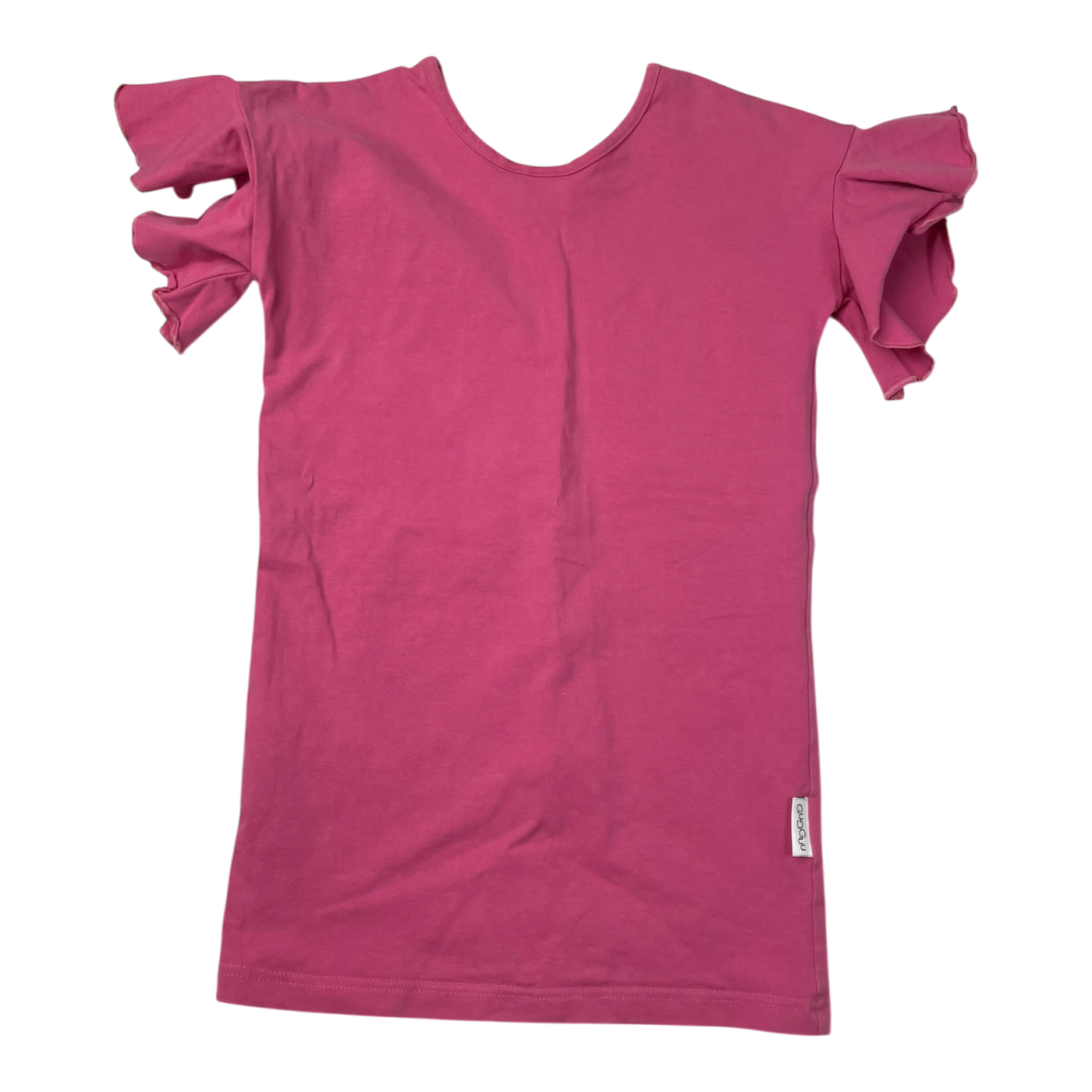 Gugguu frill t-shirt, hot pink | 152cm